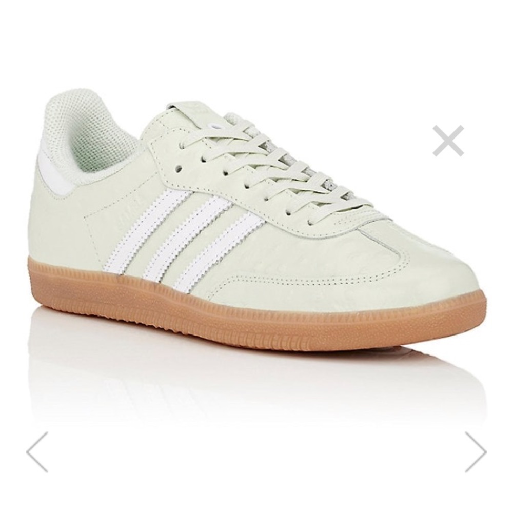 Adidas Leather light green samba sneakers
